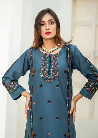 Embroidered Cotton Two-Piece art-132